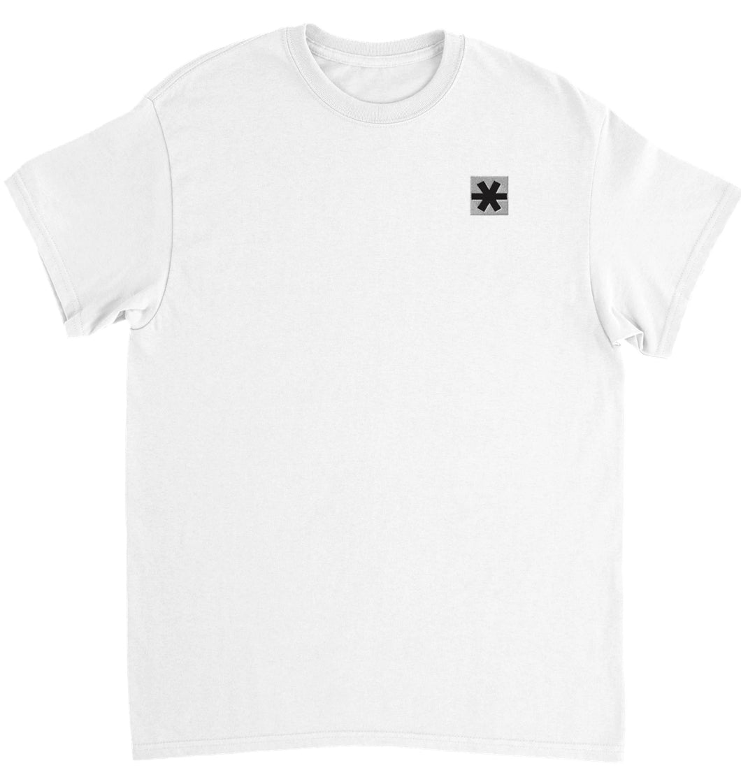 Asterix Stitched White Heavyweight Unisex Crewneck T-shirt