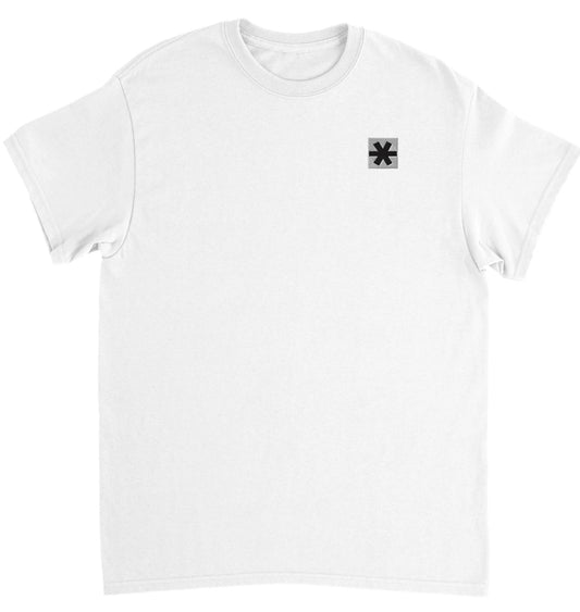 Asterix Stitched White Heavyweight Unisex Crewneck T-shirt