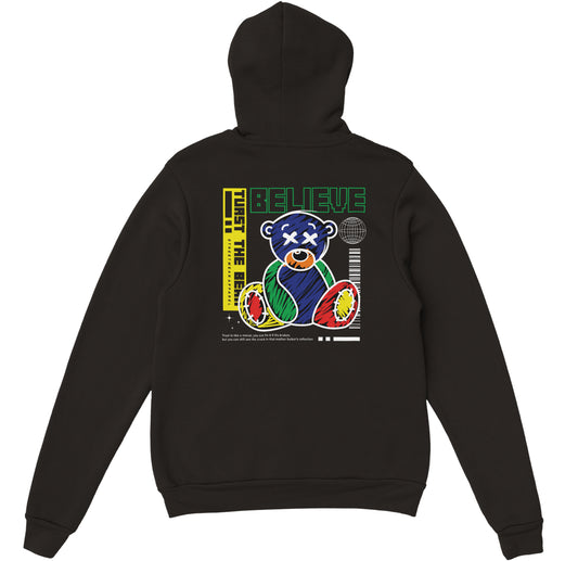 Asterix Black TEDDY BEAR Unisex pullover hoodie