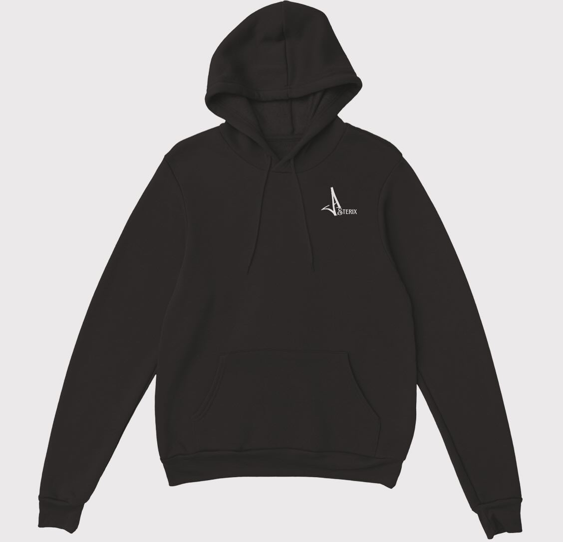 Asterix Black Unisex Pullover Hoodie